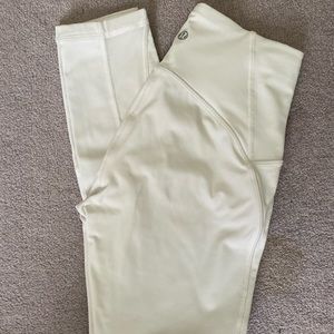 White Lululemon Leggings